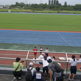 女子80m 石井佳歩さん優勝の画像