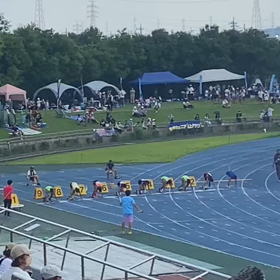 チャレンジトライアル男子100m決勝⑤の画像