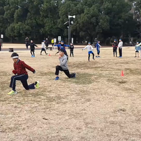 航空公園練習 大股歩行④の画像