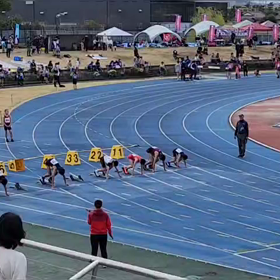 越谷春季男子100m㉑の画像