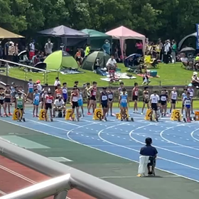 チャレンジトライアル男子100m予選⑤の画像