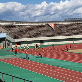 日清カップ5年男子100m②の画像
