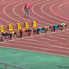 クラブ交流５年男子100m予選⑧の画像