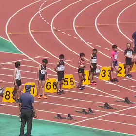 ５年男子100m⑤の画像