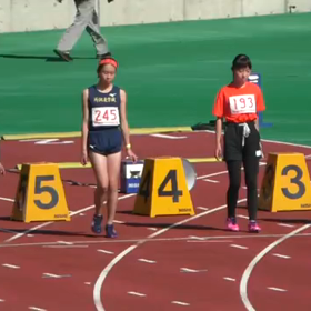 クラブ交流６年女子100m予選③の画像