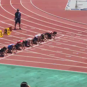 ６年女子100m④の画像