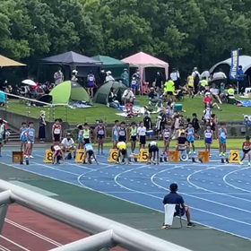 チャレンジトライアル男子100m予選④の画像