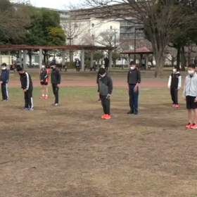 ６年生記録会 はじめの会・アップ⑩の画像