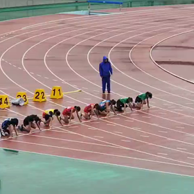 クラブ交  流6年100m②の画像