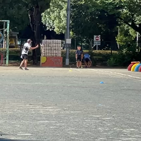選考会(男子)ゴール付近⑨の画像