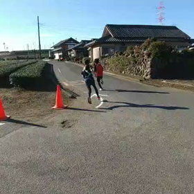 東金子駅伝　上り坂手前②の画像
