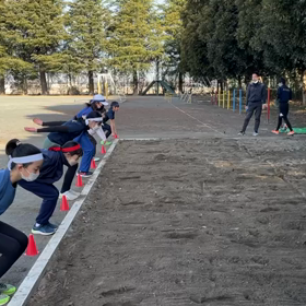 2月18日 走り幅跳び練習①の画像