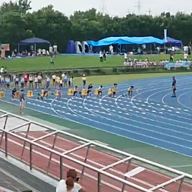 女子100ｍ 12組目の画像