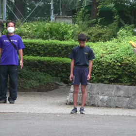 100m記録会 ６年男子３位の画像