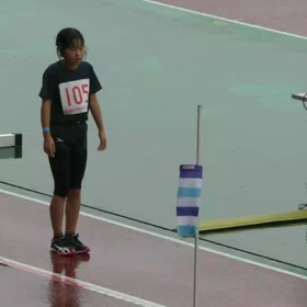 女子走り幅跳び①の画像
