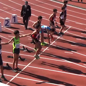 チャレ ンジカップ６年男子100m③の画像