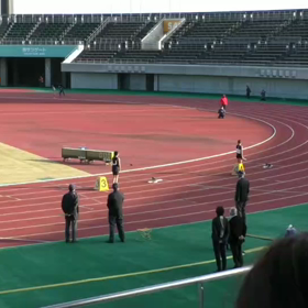 日清カップ男女混合リレー決勝(スタート前)の画像