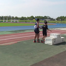 越谷選手権 男子リレー表彰式練習の画像