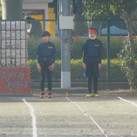 男子リレー選考会（ゴール付近）④の画像