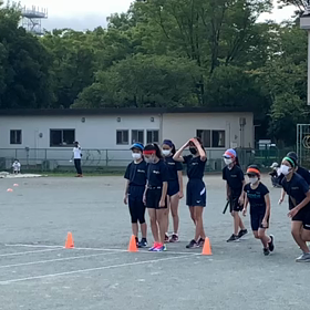 女子リレー練習②の画像