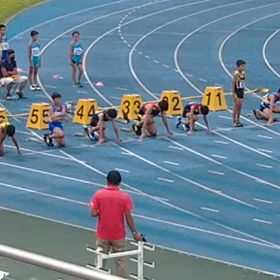 チャレンジトライアル男子100m予選⑦の画像