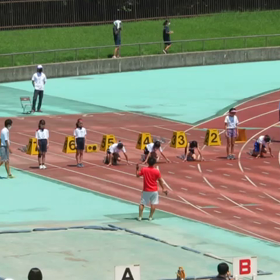 ６年女子100mの画像