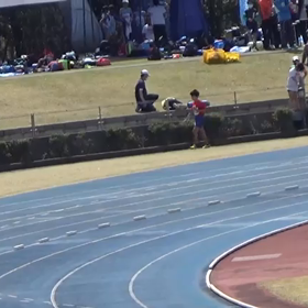 越谷男子1000m５組目③の画像