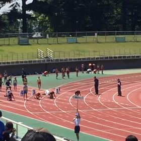女子100ｍ予選 ②の画像
