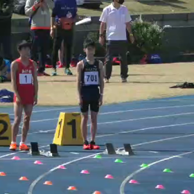 男子100m１組目の画像
