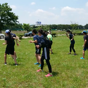 Ｂチームバトン練習⑯の画像