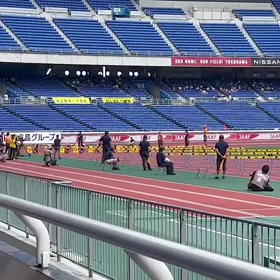 全国大会 女子80mハードル(宮本さん)①の画像
