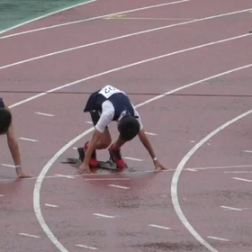 ６年男子100m決勝 金子くん入賞の画像