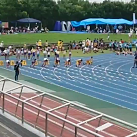女子100ｍ 20組目の画像