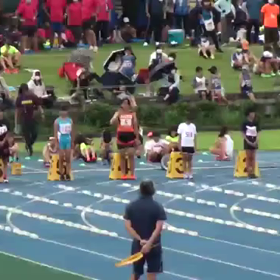 チャレンジトライアル女子100m⑥の画像