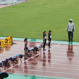 ４年男女80m予選⑤の画像