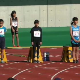 日清カップ5年女子100m①の画像