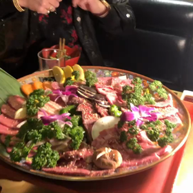 焼肉朋ちゃん金粉タイム♪の画像