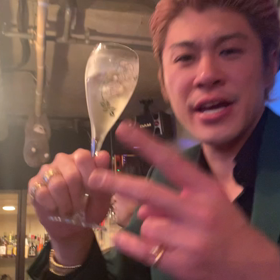 朝の朝までシャンパン飲みまくり☆の画像