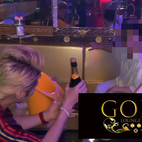 シーシャバー六本木GOLDナイトクラブ　シャンパン開きまくり☆の画像