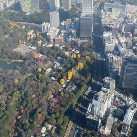 赤坂御所上空を通過☆の画像