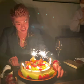 34歳の誕生日祝ってくれた☆ありがとう☆の画像