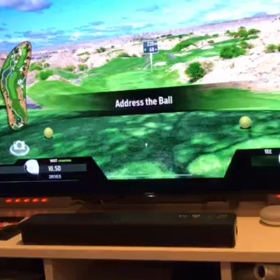 自宅用ゴルフシミュレーション　PhiGolf（ファイゴルフ）はたして練習になるのか？の画像