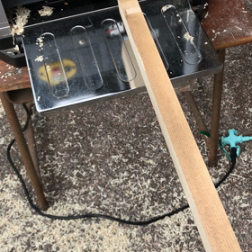 今日は窓枠作成〜電動カンナの画像