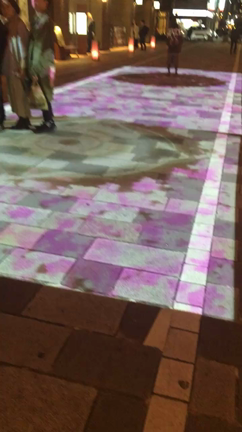 日本橋ブログ(18)江戸の電子夜桜の記事動画