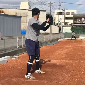 立ち投げの画像