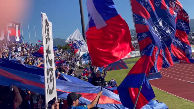 サッカー J2 ヴァンフォーレ甲府×ブラウブリッツ秋田戦の記事動画