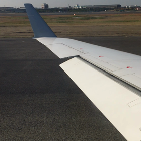 ITMーFUK 伊丹空港離陸時の映像の画像