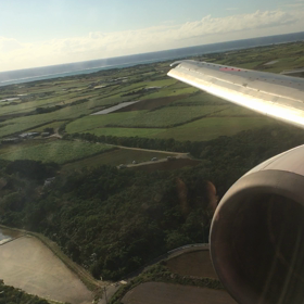 石垣島空港の着陸時の動画です。の画像