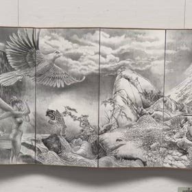 中部二科展デザイン鑑賞の画像