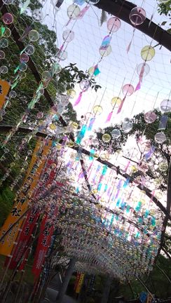 宮地嶽神社へ風鈴を見に行って来ましたの記事動画